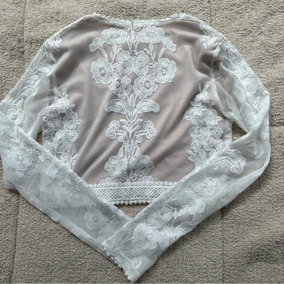 Matching set. Crop top and long skirt combo - Picture 4 of 8